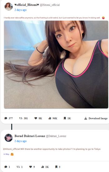 🔥 Hitomi tanaka page leaked private photo uncensored full