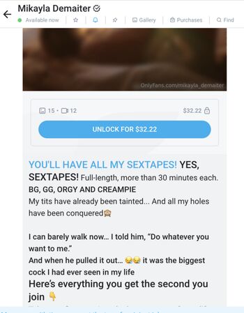 🔥 Mikayla demaiter leaked private photo uncensored full